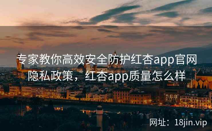 专家教你高效安全防护红杏app官网隐私政策，红杏app质量怎么样