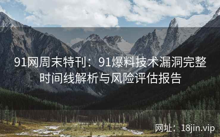 91网周末特刊：91爆料技术漏洞完整时间线解析与风险评估报告